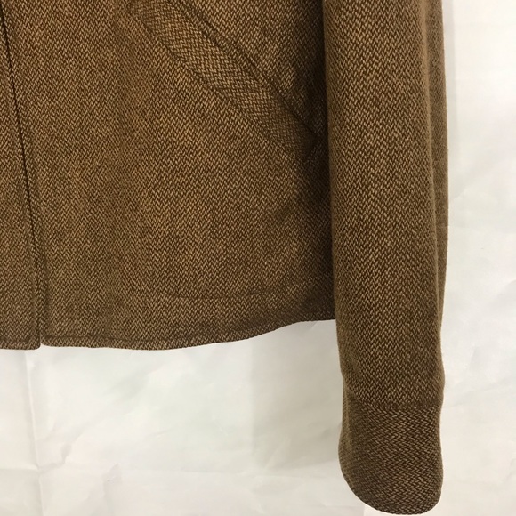 Ralph Lauren Sz 6 - Brown Wool Coat - Picture 2 of 6